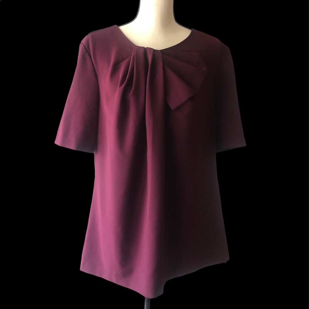 IMNYC Purple short sleeve blouse EUC